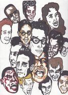 50s Rockn Roll drawing