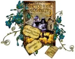 Colorful Vintage "Practical Magic Blog Party" clipart