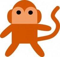 Monkey Clip Art N144
