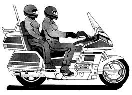 Motorcycle Clip Art drawing