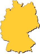 Germany map drawing