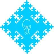 clipart of the blue Person Square
