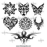Tribal Tattoo Clip Art N14