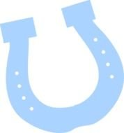 Pink Horseshoe Clip Art N7