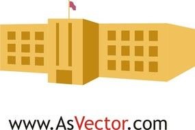 College Building Clip Art N4