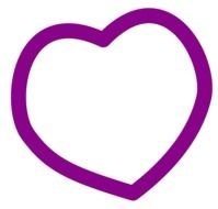 Purple Heart Clip Art drawing