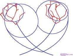 How To Draw A Rose Step By