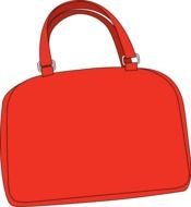 Leather red drawing