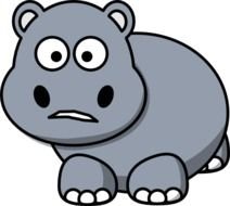 Cartoon Hippo Clip Art N31