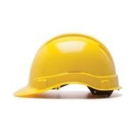 yellow construction helmet