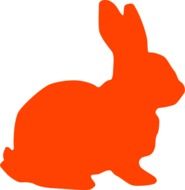 Bunny Rabbit Silhouette Clip Art N28