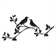 Love Birds On Branch Silhouette N4