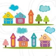 Village Clip Art N15
