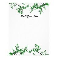 Green Leaves Border
