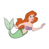 The Little Mermaid Logo Vector