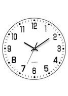 painted clock with arabic numerals