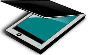 Scanner Clip Art drawing