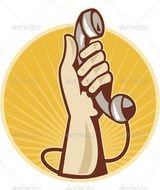 Hand Holding Phone Clip Art N3