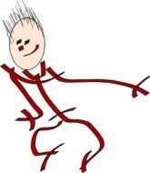 Crazy Tipsy Dancer drawing