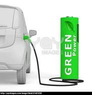 Energy Green Power A Battery As Fuel Pump Fuels An E Car