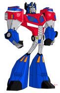 Transformers Animated Optimus Prime drawing