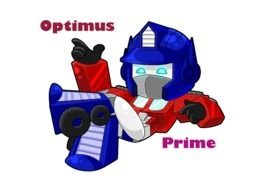 cartoon Optimus Prime
