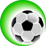 Green Soccer Ball Clip Art N2