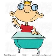 Cartoon Raising Hand N3
