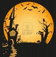 Cartoon Haunted House Clip Art N8