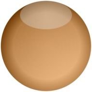 Brown 3D Globe clipart