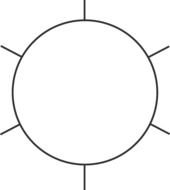 Blank Concept Web Diagram drawing
