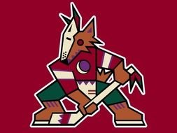 colorful Logo of Arizona Coyotes professional ice hockey team