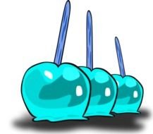 Candied Apples Vector Clip Art