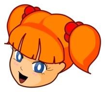 Redhead Anime Girl Clipart Medium Size