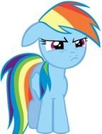 Rainbow Dash Angry
