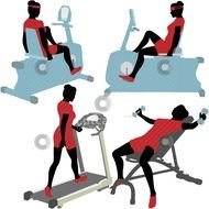 Exercise Equipment Clip Art N18