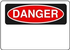 Red Danger Sign N2