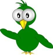 Cartoon Bird Clip Art drawing