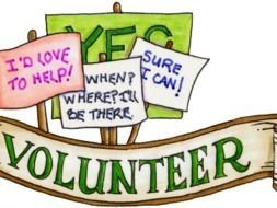 banner for volunteers