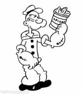 Popeye Coloring Pages