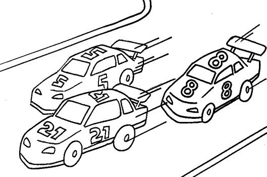 Race Car Coloring Pages N10