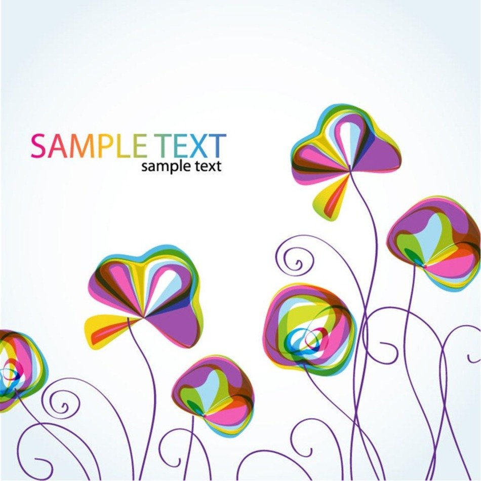 Colorful Flower Illustration