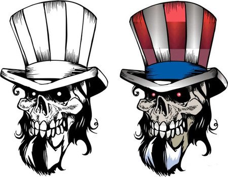 Free Skull Vector Clip Art N2
