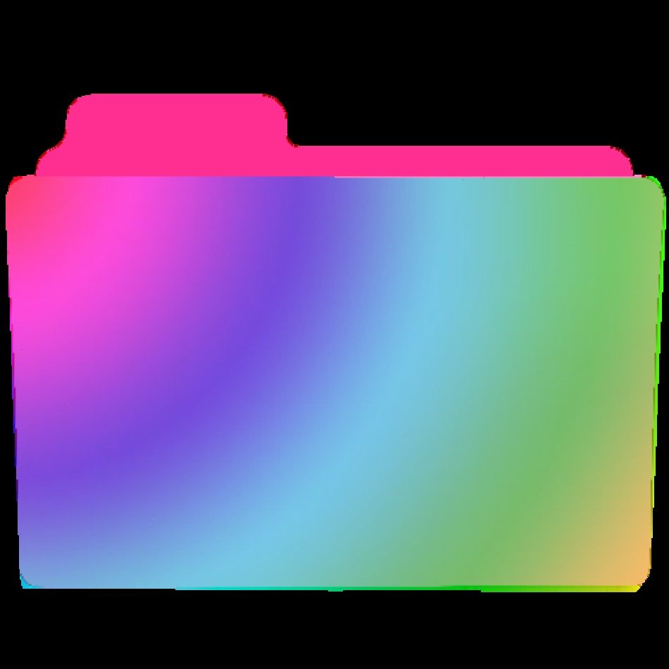 Rainbow Folder Icon