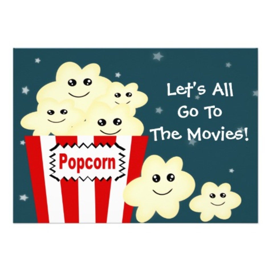 Movie Theme Party Invitations