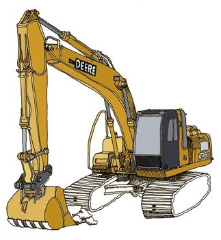 Heavy Equipment Cartoon N2