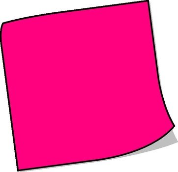 Sticky Note Clip Art N34