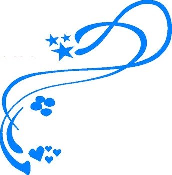 Gold Swirl Designs Clip Art N10