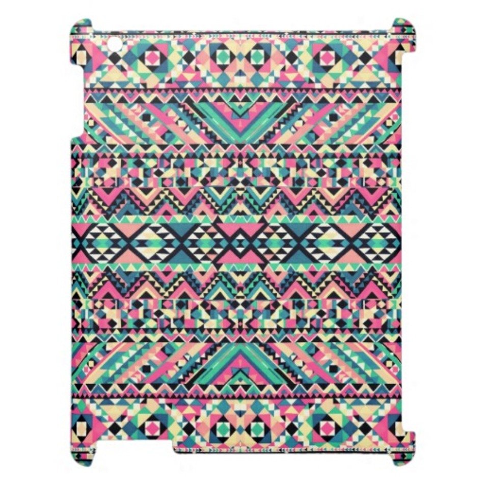 Turquoise Aztec Tribal Patterns N2