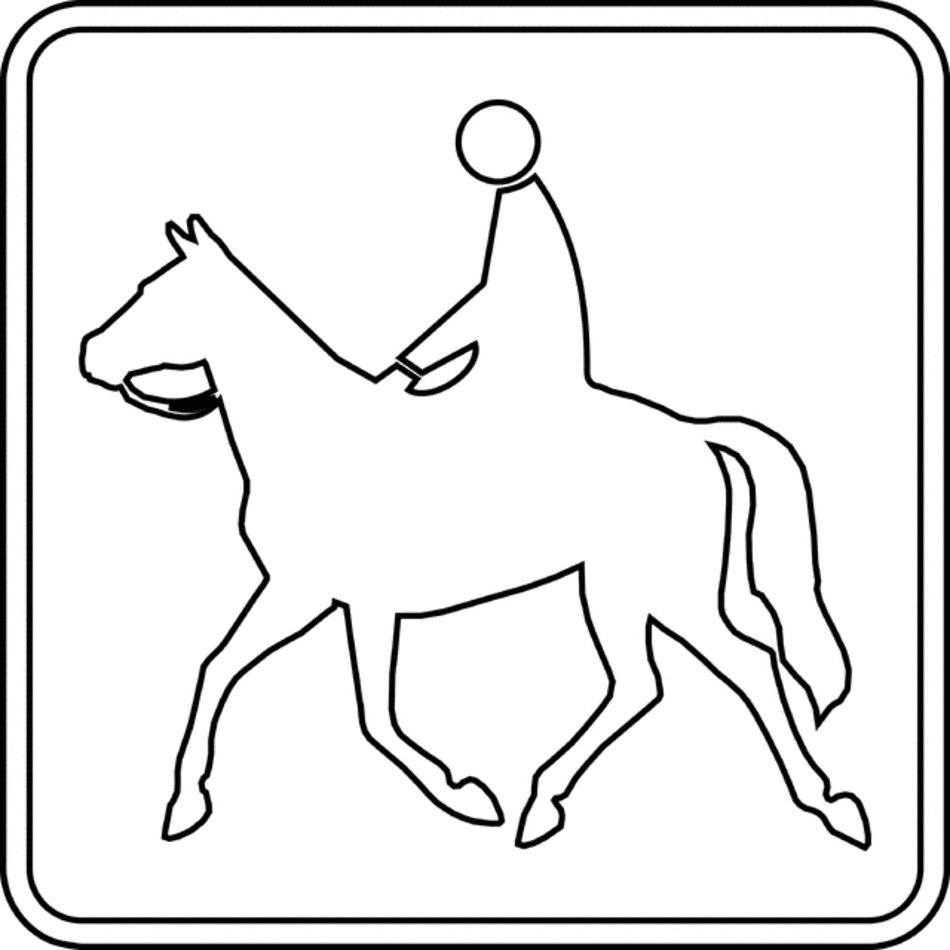 Horse Trail Ride Clip Art N4